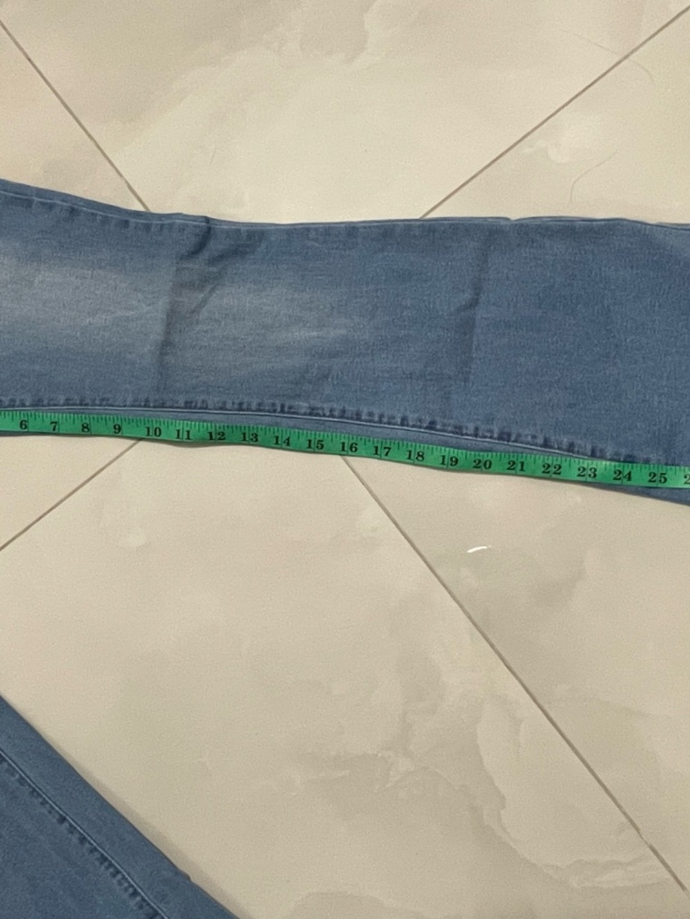 Light Blue Women's Flared Jeans - Picture 6 of 8